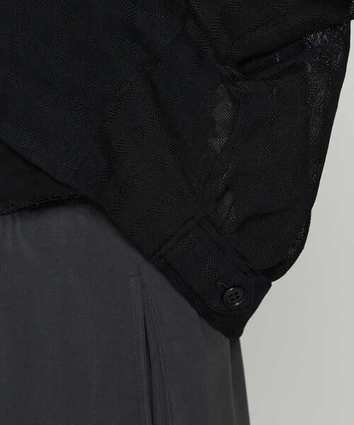 Gabardine K.T（ギャバジンK.T） ブルゾン アウター チェック柄カラミ