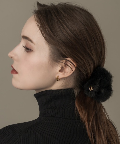 muku ヘアクリップ HAIRCLIP/HEART×FAKE FUR : ZOZOTOWN Yahoo!店