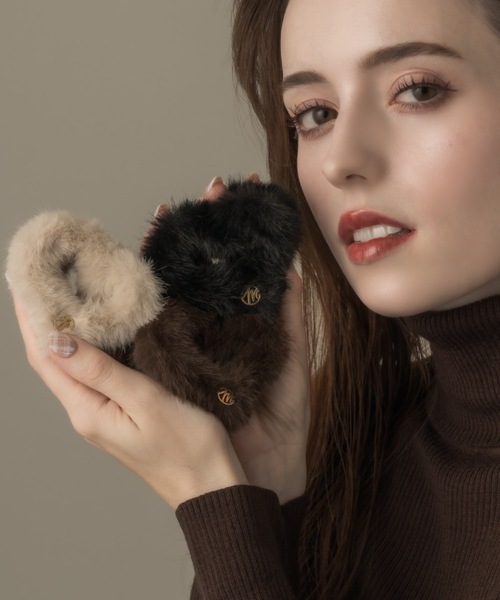 muku ヘアクリップ HAIRCLIP/HEART×FAKE FUR : ZOZOTOWN Yahoo!店