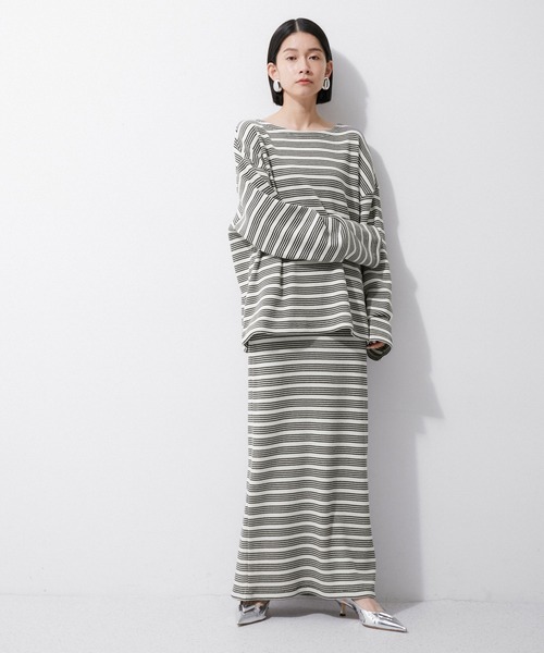 「MILLER」 長袖ニット FREE オフホワイト レディース_画像2