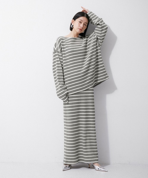 「MILLER」 長袖ニット FREE オフホワイト レディース_画像3