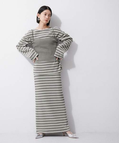 「MILLER」 長袖ニット FREE オフホワイト レディース_画像4