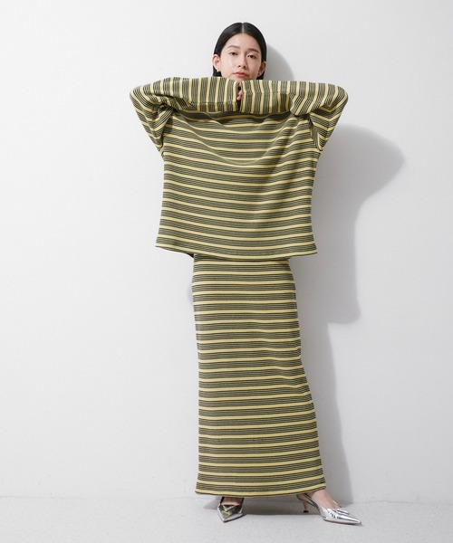 「MILLER」 長袖ニット FREE オフホワイト レディース_画像6