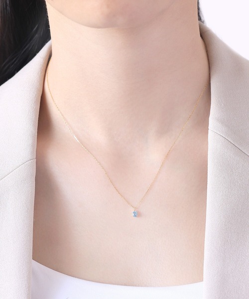 ESTELLE（エステール） ネックレス 11月誕生石 K10 イエローゴールド