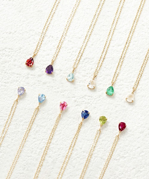 ESTELLE（エステール） ネックレス 11月誕生石 K10 イエローゴールド