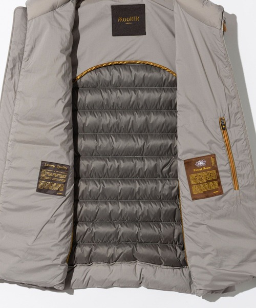 ダウンベスト ベスト MOORER CALAF-S3 DOWN VEST ムーレー カラフ グースダウン ダウンベスト メンズ レディースの画像