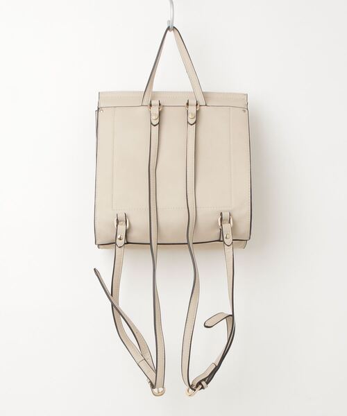 「MACARONIC」 ワンポイントリュック - ベージュ レディース_画像2