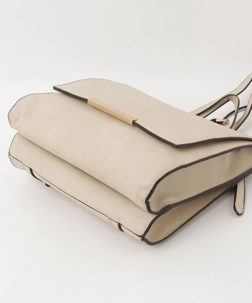 「MACARONIC」 ワンポイントリュック - ベージュ レディース_画像3