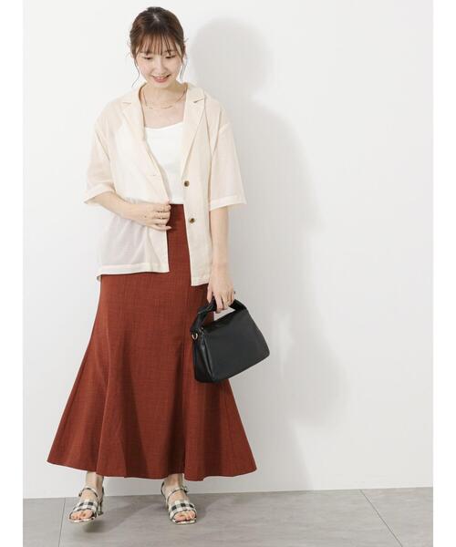 「Te chichi TERRASSE」 スカート F オフホワイト レディース_画像4