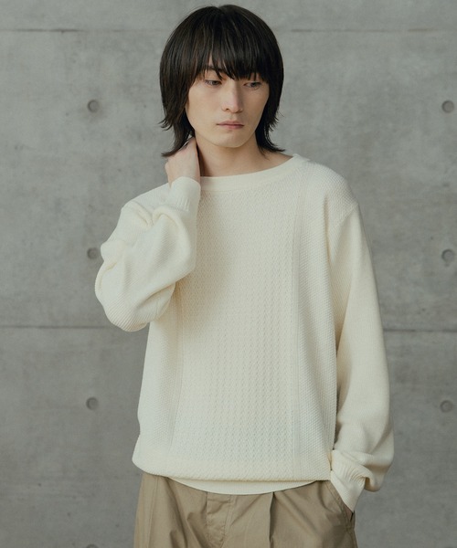 RATTLE TRAP（ラトルトラップ） セーター ニット 12Gウール混