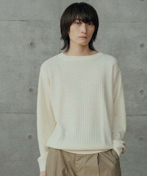 RATTLE TRAP（ラトルトラップ） セーター ニット 12Gウール混