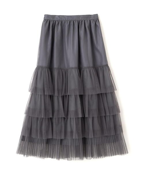 PROPORTION BODY DRESSING 部分プリーツティアードスカート PROPORTION BODY DRESSING（プロポーションボディドレッシング