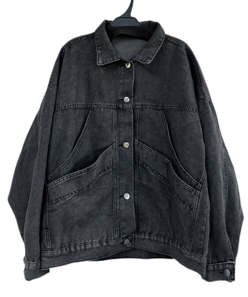 「DIAVEL」 デニムジャケット M ブラック レディース_画像2