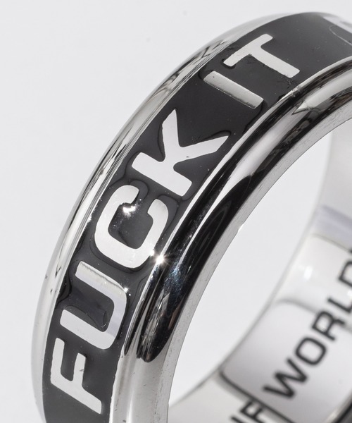 HUF（ハフ） 指輪 リング HUF MONO RING モノ メッセージ リング