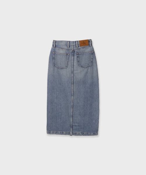 激美品！カルバンクラインジーンズ デニムスカート W27 セール】Calvin Klein/カルバンクライン DENIM MAXI SKIRT SHORELINE