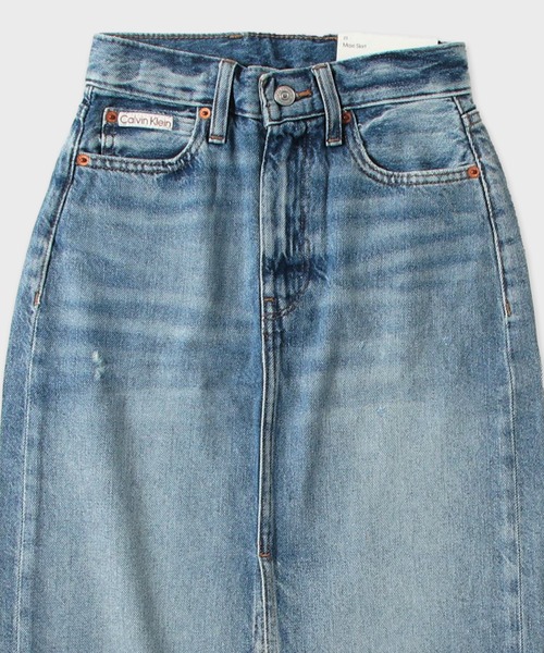 激美品！カルバンクラインジーンズ デニムスカート W27 Calvin Klein (カルバンクライン) Calvin Klein jeans センター