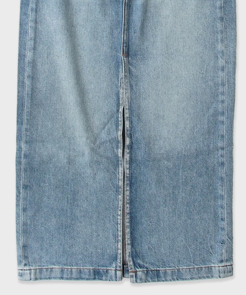 激美品！カルバンクラインジーンズ デニムスカート W27 セール】Calvin Klein/カルバンクライン DENIM MAXI SKIRT SHORELINE