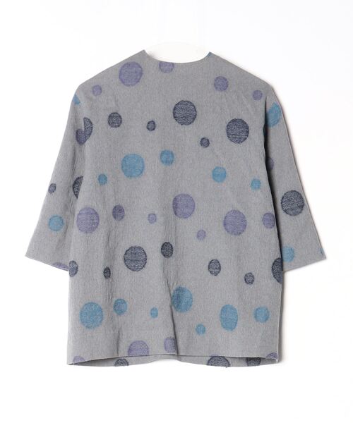 「united bamboo」 7分袖ブラウス 4 グレー レディース_画像2