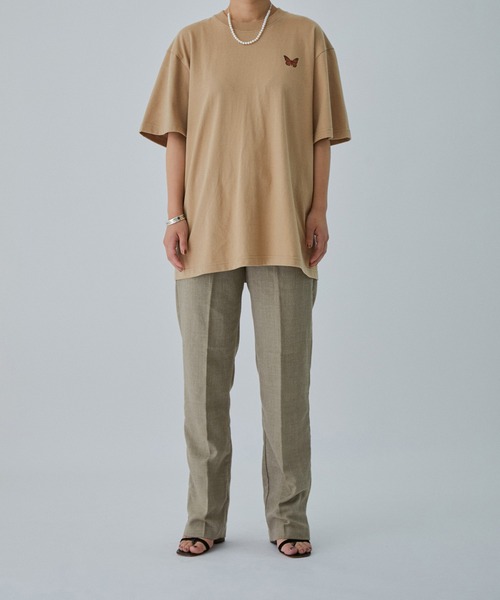 「M TO R」 「Cordova」半袖Tシャツ FREE ベージュ レディース_画像4