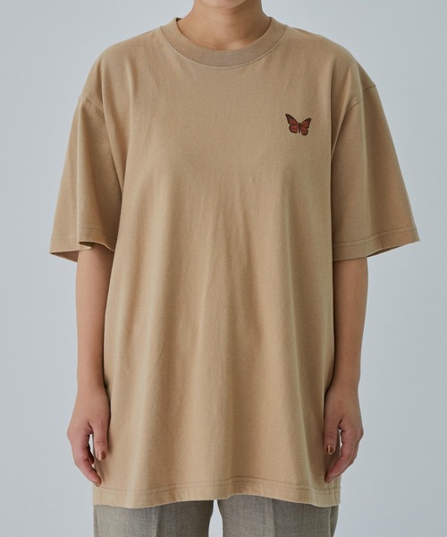 「M TO R」 「Cordova」半袖Tシャツ FREE ベージュ レディース_画像7