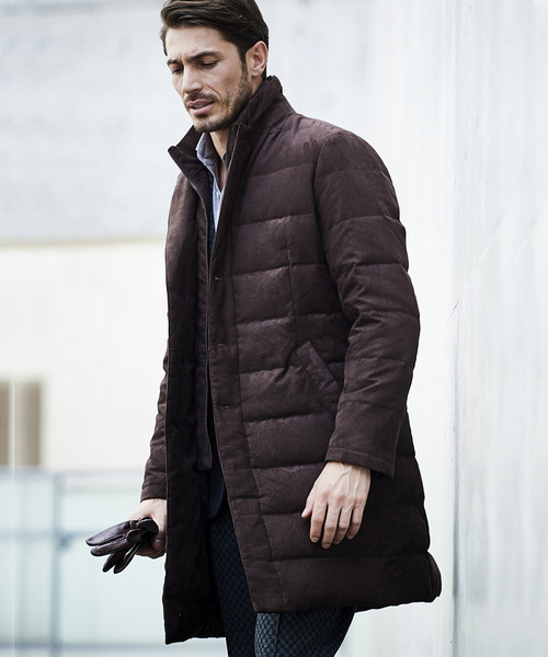 g-stage（ジーステージ） ダウンコート 52 ブラウン メンズ : ZOZOTOWN
