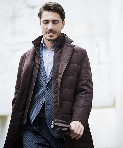 g-stage（ジーステージ） ダウンコート 52 ブラウン メンズ : ZOZOTOWN