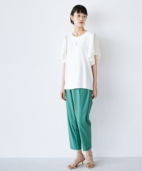 「ANNA LUNA」 半袖カットソー LARGE ブラック レディース_画像4