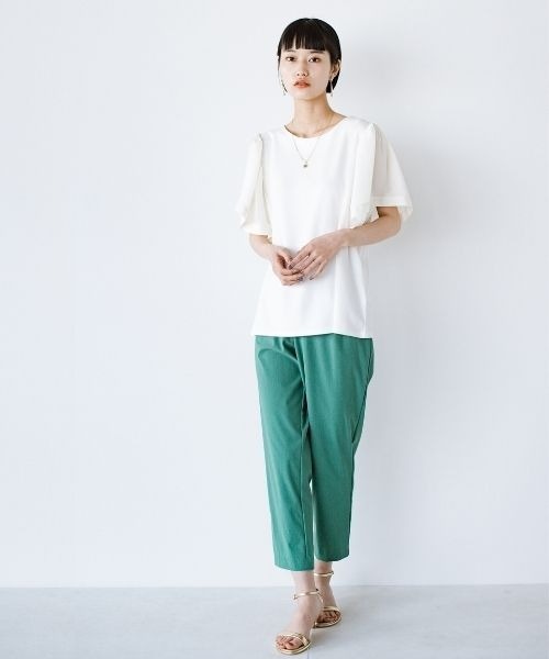 「ANNA LUNA」 半袖カットソー LARGE ブラック レディース_画像6