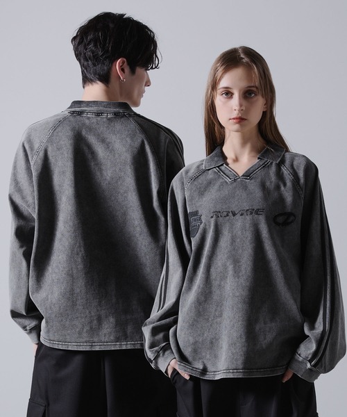 「CLEL」 スウェットカットソー M グレー メンズ_画像3