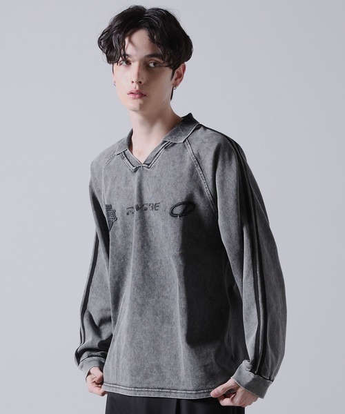 「CLEL」 スウェットカットソー M グレー メンズ_画像6