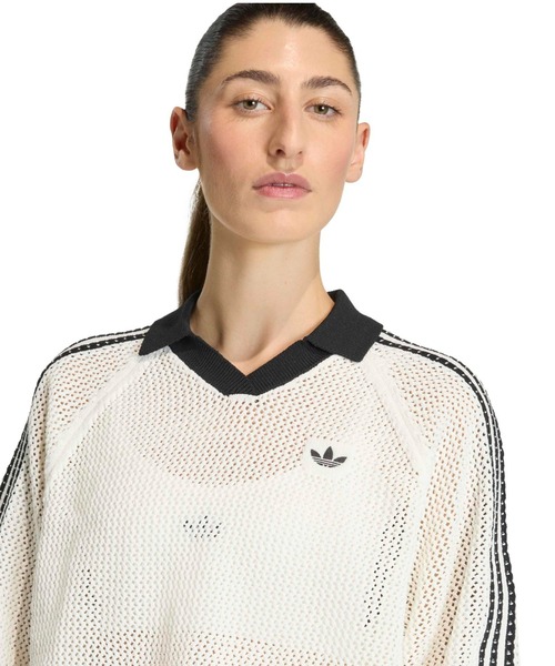 adidas（アディダス） ニット セーター adidas KNITTED CROCHET POLO