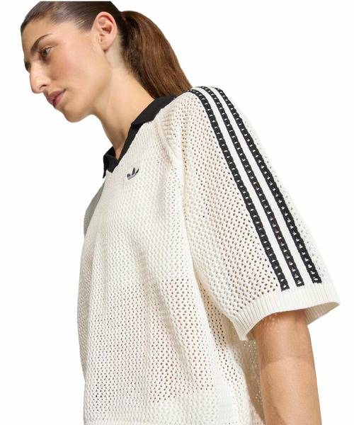 adidas(アディダス) ニット セーター adidas KNITTED CROCHET POLO adidas(アディダス) ニット セーター adidas KNITTED CROCHET POLO