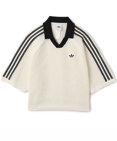 adidas（アディダス） ニット セーター adidas KNITTED CROCHET POLO