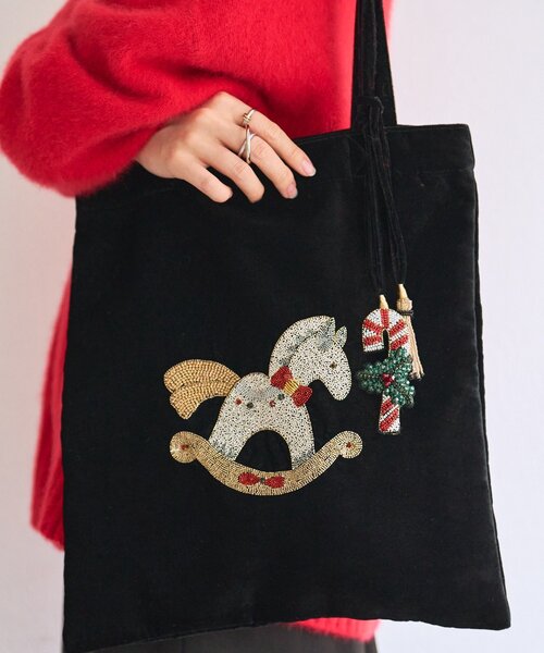 BEARDSLEY（ビアズリー） トートバッグ 「CITRUS」木馬刺繍トート