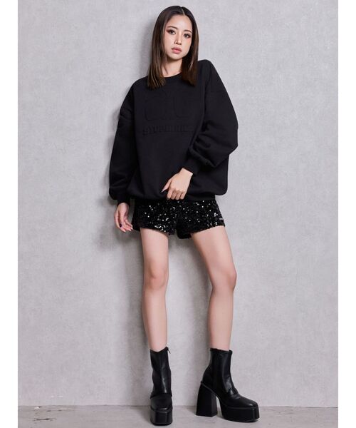GYDA（ジェイダ） ブーツ GD bijou 2WAYチャンキーショートブーツ