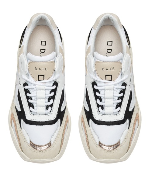 「D.A.T.E.」 ローカットスニーカー 38 ブラック レディース_画像4