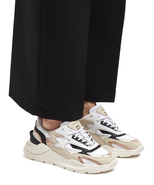 「D.A.T.E.」 ローカットスニーカー 38 ブラック レディース_画像6