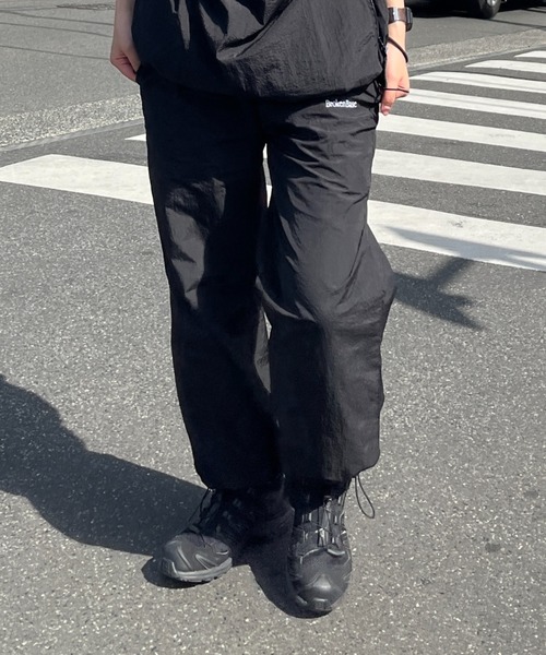 「BROKEN BASE」 イージーパンツ MEDIUM ネイビー メンズ_画像4