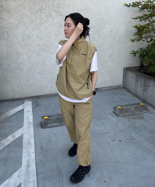 「BROKEN BASE」 イージーパンツ MEDIUM ネイビー メンズ_画像9