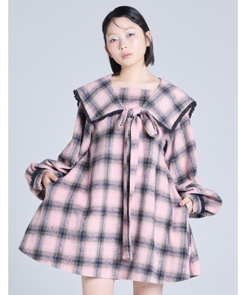 Little sunny bite（リトルサニーバイト） ドレス check dress