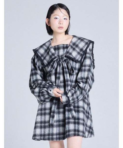 Little sunny bite（リトルサニーバイト） ドレス check dress