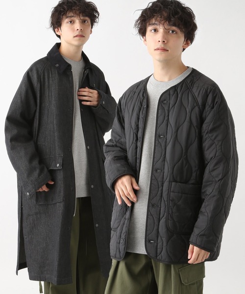 RAGEBLUE（レイジブルー） ステンカラーコート MEDIUM ダークブラック