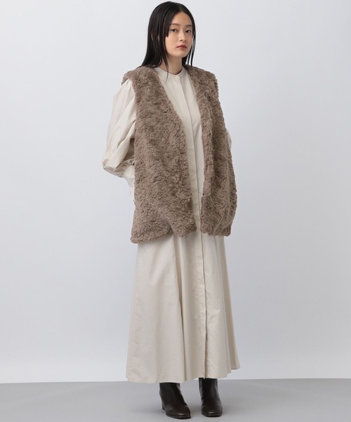 「A part by」 ベスト FREE グレー系その他4 レディース_画像8