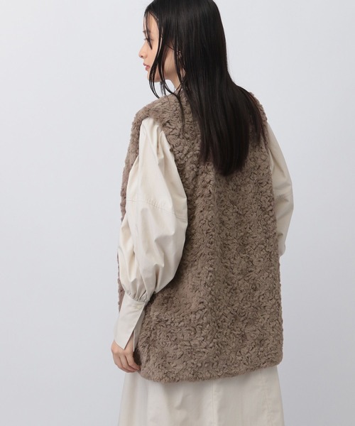 「A part by」 ベスト FREE グレー系その他4 レディース_画像9