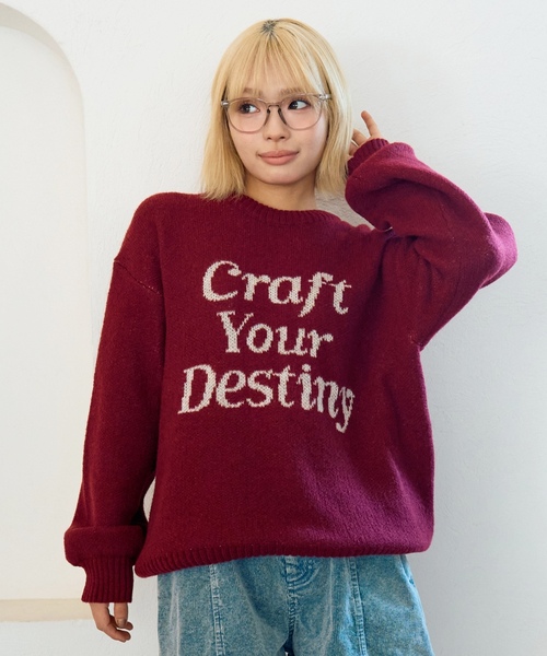 ニット セーター モヘアタッチジャガードプルオーバー キッズ 子供服 女の子 | LOVETOXIC | 08