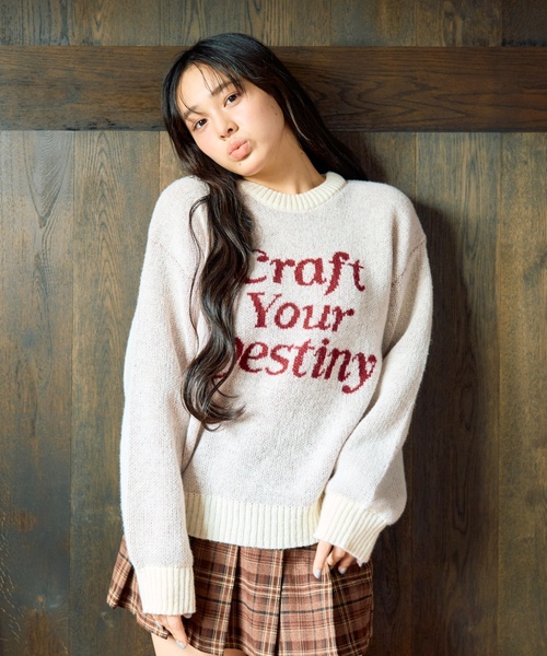 ニット セーター モヘアタッチジャガードプルオーバー キッズ 子供服 女の子 | LOVETOXIC | 02