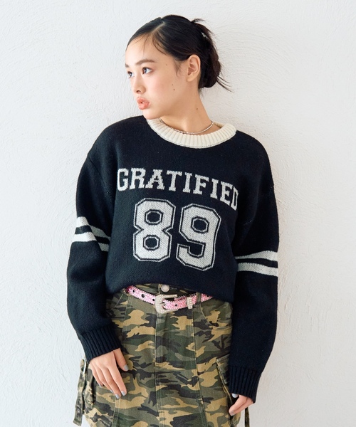 ニット セーター モヘアタッチジャガードプルオーバー キッズ 子供服 女の子 | LOVETOXIC | 03