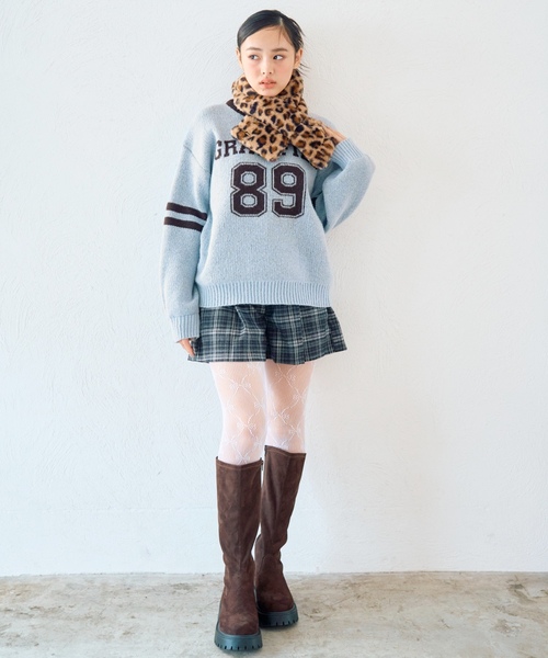 ニット セーター モヘアタッチジャガードプルオーバー キッズ 子供服 女の子 | LOVETOXIC | 14