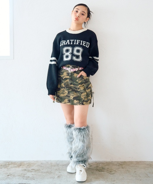 ニット セーター モヘアタッチジャガードプルオーバー キッズ 子供服 女の子 | LOVETOXIC | 16