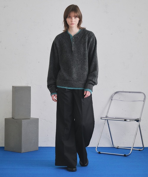 selle glant（セレグランテ） セーター ニット LAYERED STYLE HENRY